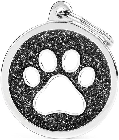 MyFamily Dog ID Tag / Shine Paw Circle