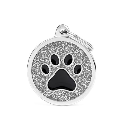 MyFamily Dog ID Tag / Shine Paw Circle