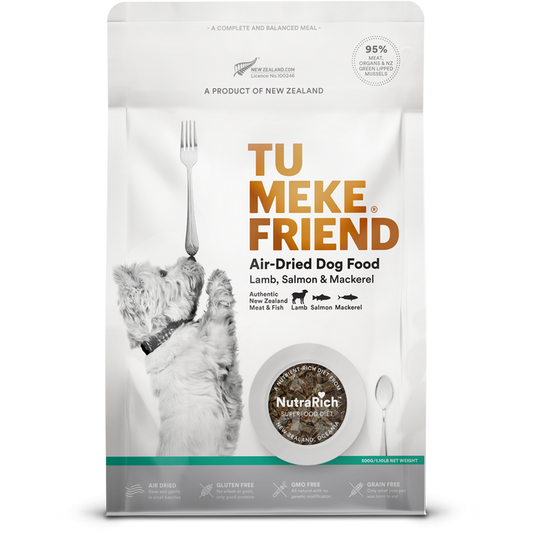 TU MEKE FRIEND Air-Dried Dog Food / Lamb, Salmon & Mackerel