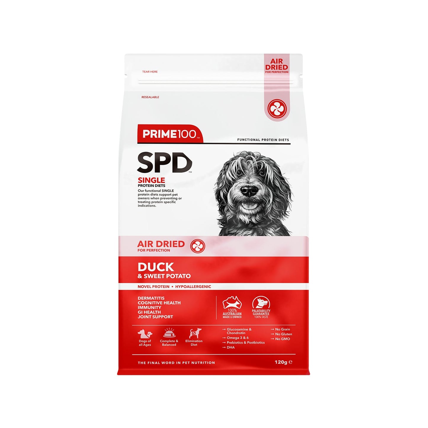 PRIME100 SPD™ Air Dried Duck & Sweet Potato