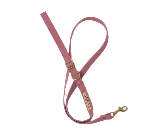 Dusty Pink Easy Tie Flat Dog Leash