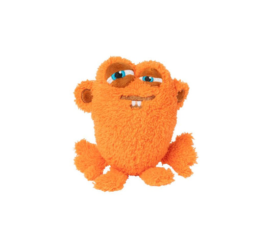 Fuzzyard Dog Toy Yardsters Oobert Orange