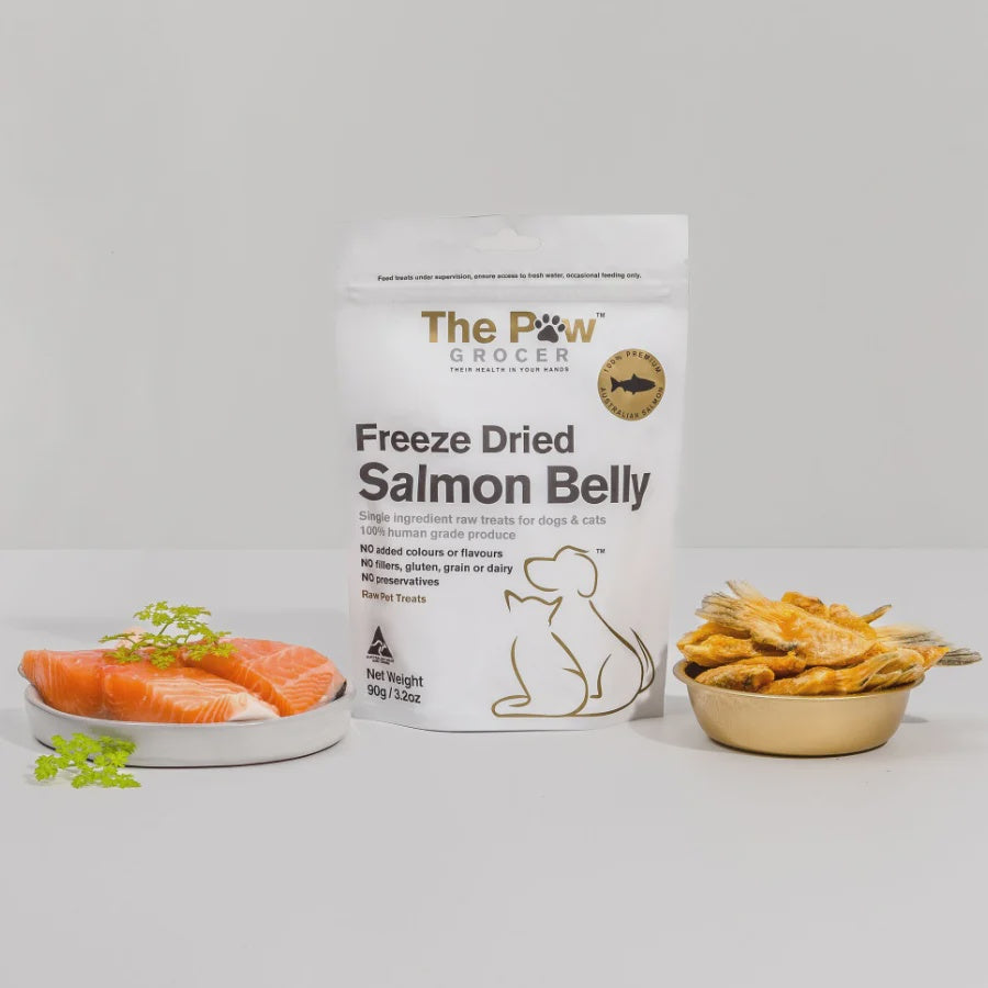 THE PAW GROCER Freeze Dried Salmon Belly 90g