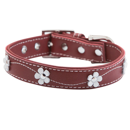 HAMISH MCBETH Lucy Leather Dog Collar