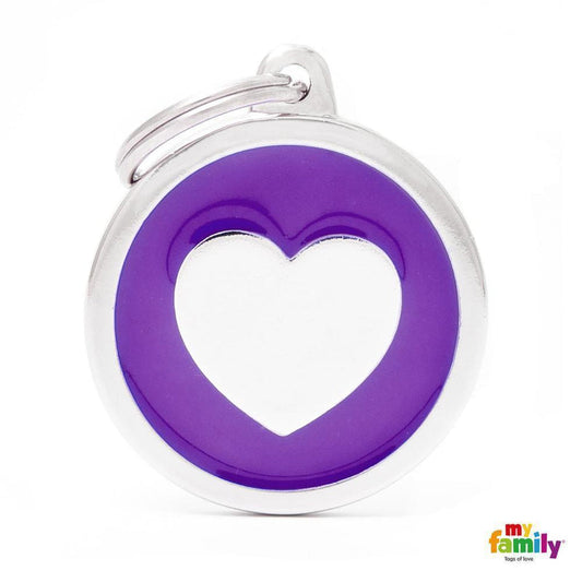 MyFamily Dog ID Tag / Classic Heart