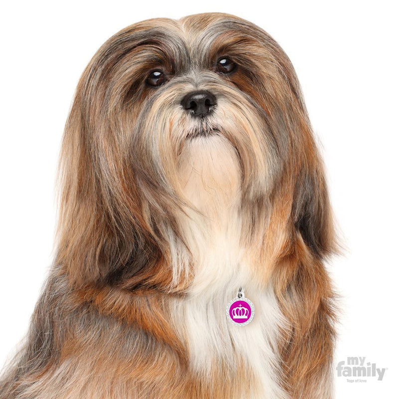 MyFamily Dog ID Tag / Glam Collection with Swarovski crystals