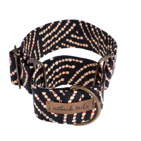 Outback Tails Martingale Collar - Fire Country Dreaming