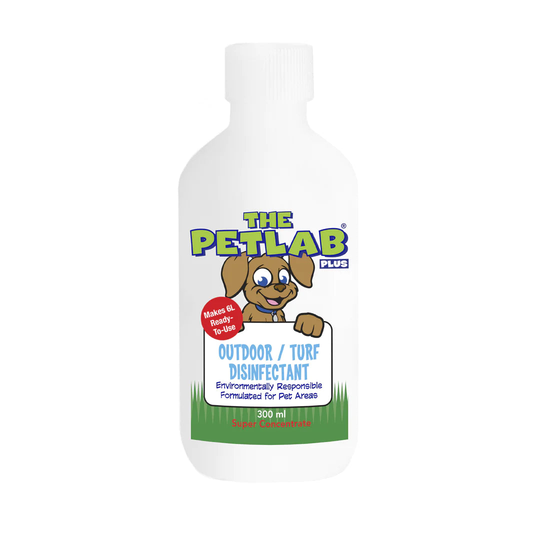 PetLab PLUS™ 300ml Artificial Turf / Outdoor Area Disinfectant Super Concentrate (Makes 6L)