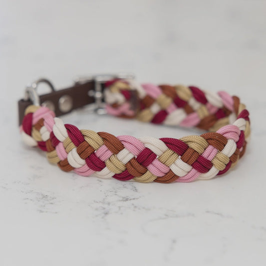 Native Collars - Paracord Pink Lake