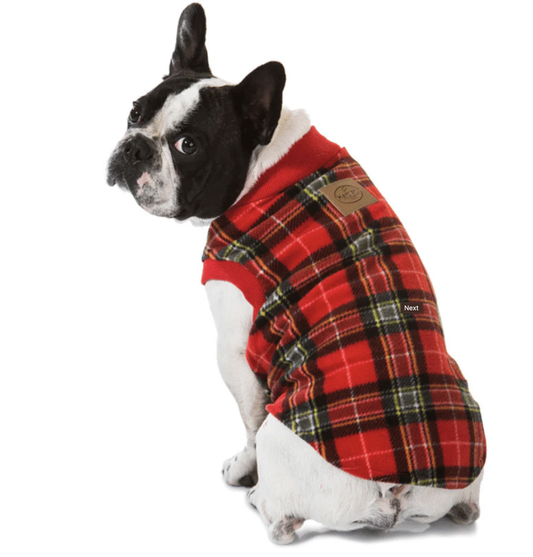 HAMISH MCBETH Red Tartan Dog Pyjamas