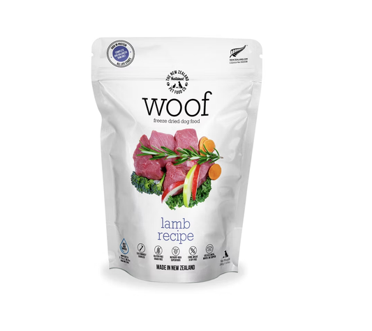 The NZ Pet Food- WOOF LAMB - Freeze Dried Dog Food