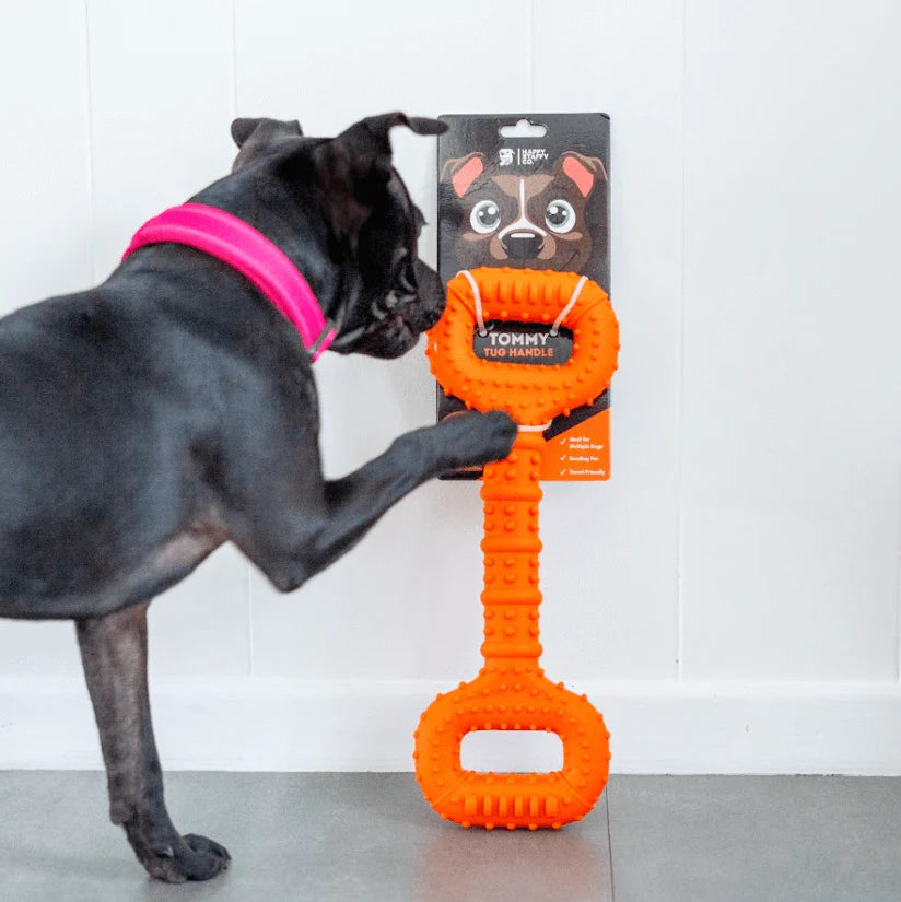 Happy Staffy - The Tommy Tug Handle