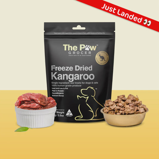 THE PAW GROCER Black Label Freeze Dried- Kangaroo 72g