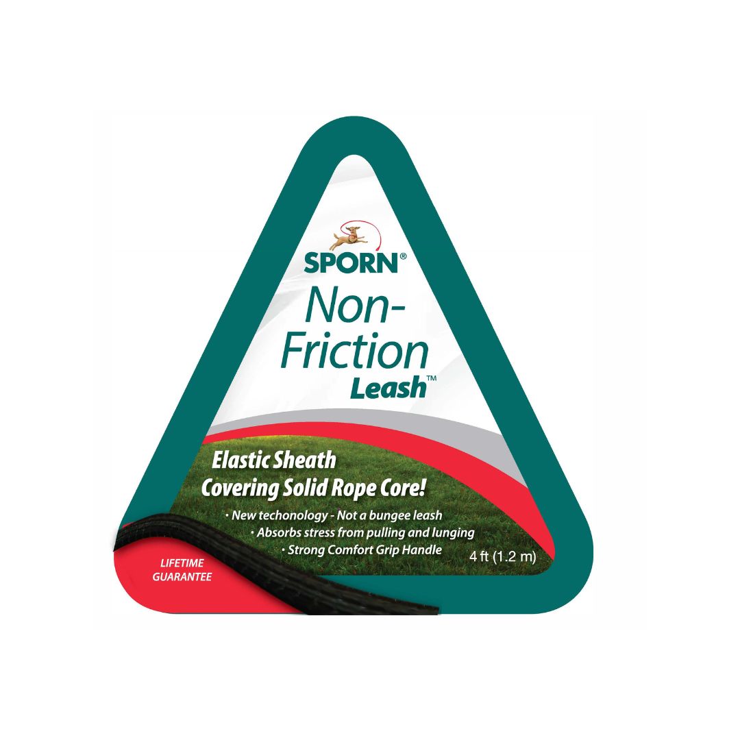 Sporn Non-Friction Leash Black -Standard