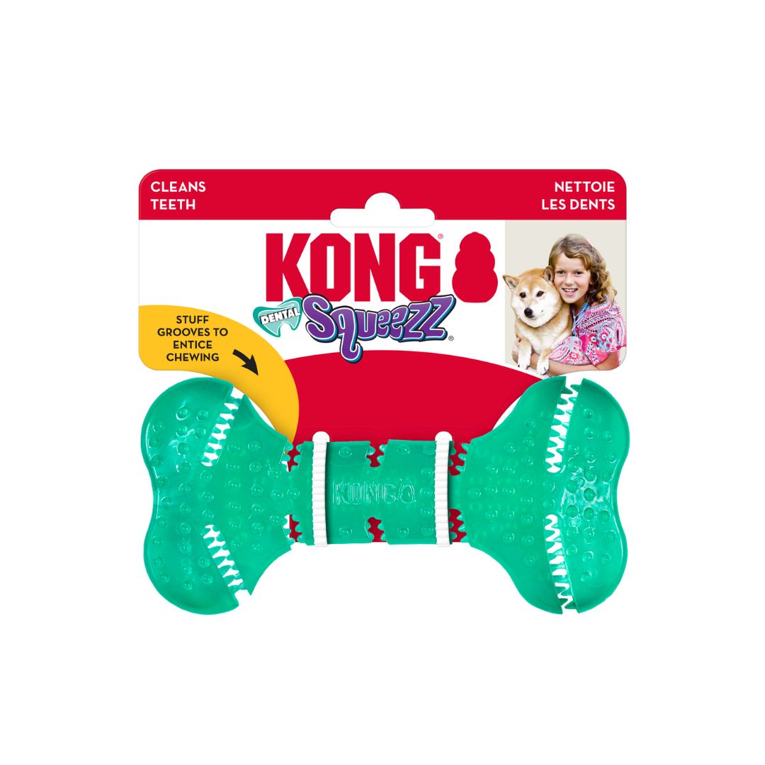 KONG Dental Squeezz Dog Toy