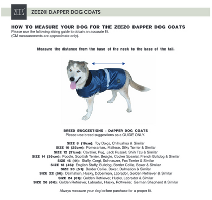 ZEEZ Dapper Dog Coat / Warm Maroon