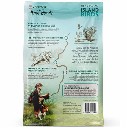 ADDICTION Wild Islands New Zealand Island Bird  Grain-Free, High Protein All Life Stages Dog Food 1.8kg