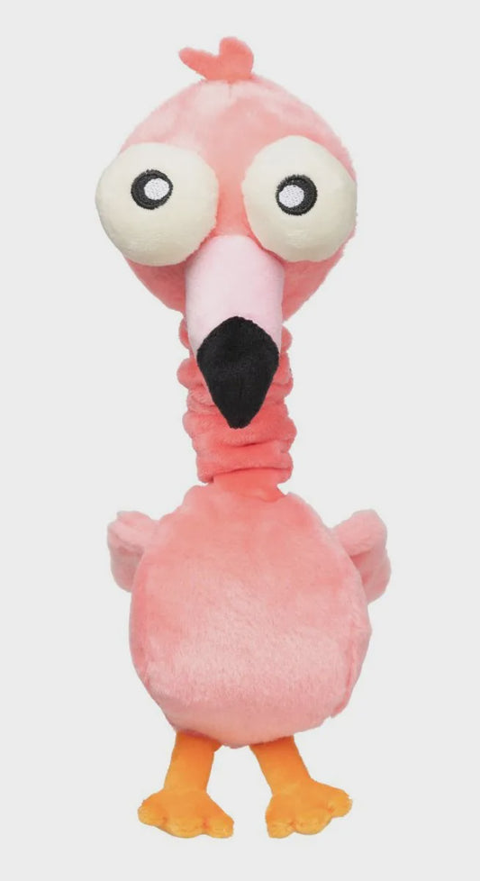 Fuzzyard Dog Toy - Neckole The Flamingo