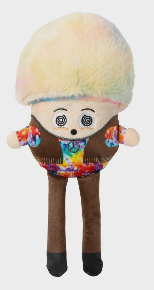Fuzzyard - Rainbow Mushroom - Fun-Guy Dog Toy