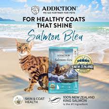 ADDICTION Salmon Bleu Grain-Free Skin and Coat Healthy All Life Stages Cat Food 1.8kg