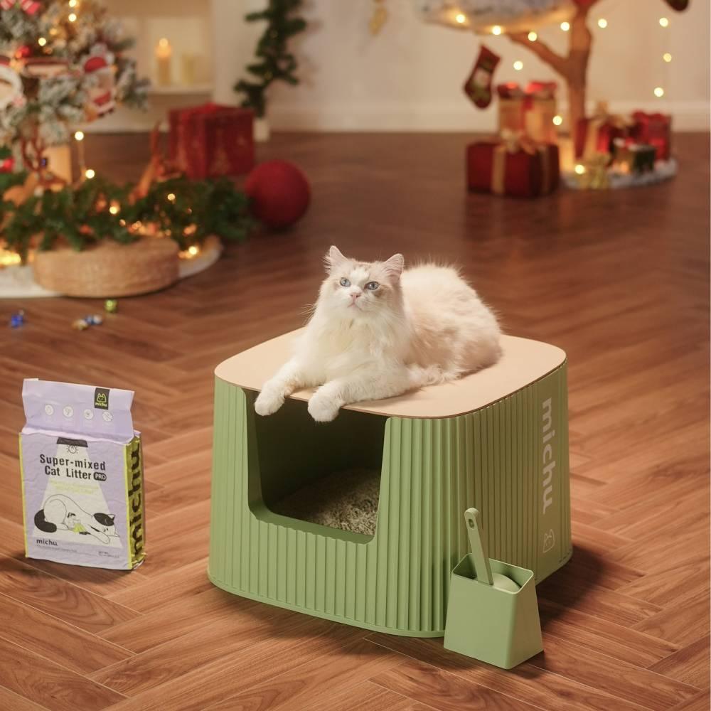 MICHU XXL Deluxe Cat Litter Box