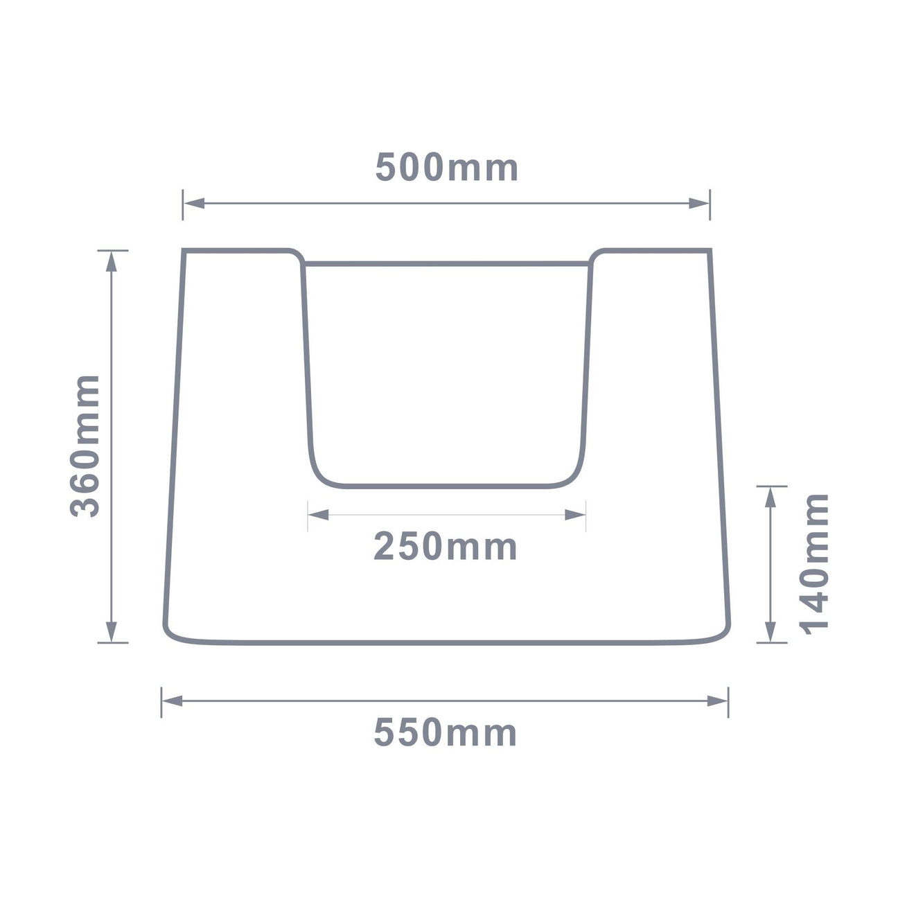 MICHU XXL Deluxe Cat Litter Box