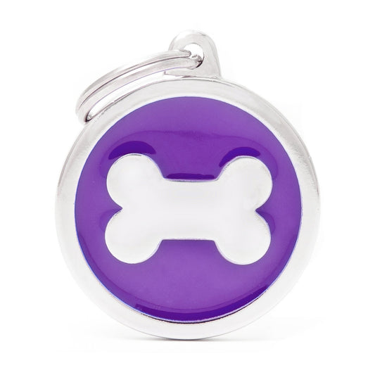 MyFamily Dog ID Tag / Classic Bone