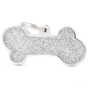 MyFamily Dog ID Tag / Shine Bone XL