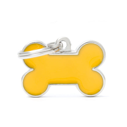 MyFamily Dog ID Tag / Basic Handmade Bone