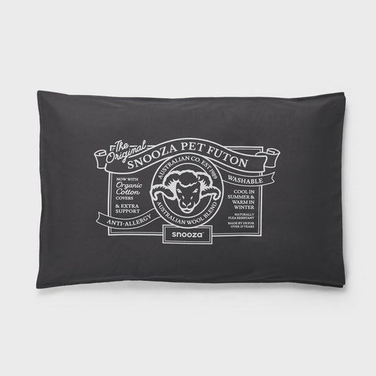 Snooza Organic Pet Futon / Charcoal