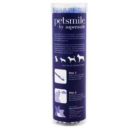 PETSMILE Professional Pet Toothpaste Applicator Swabs