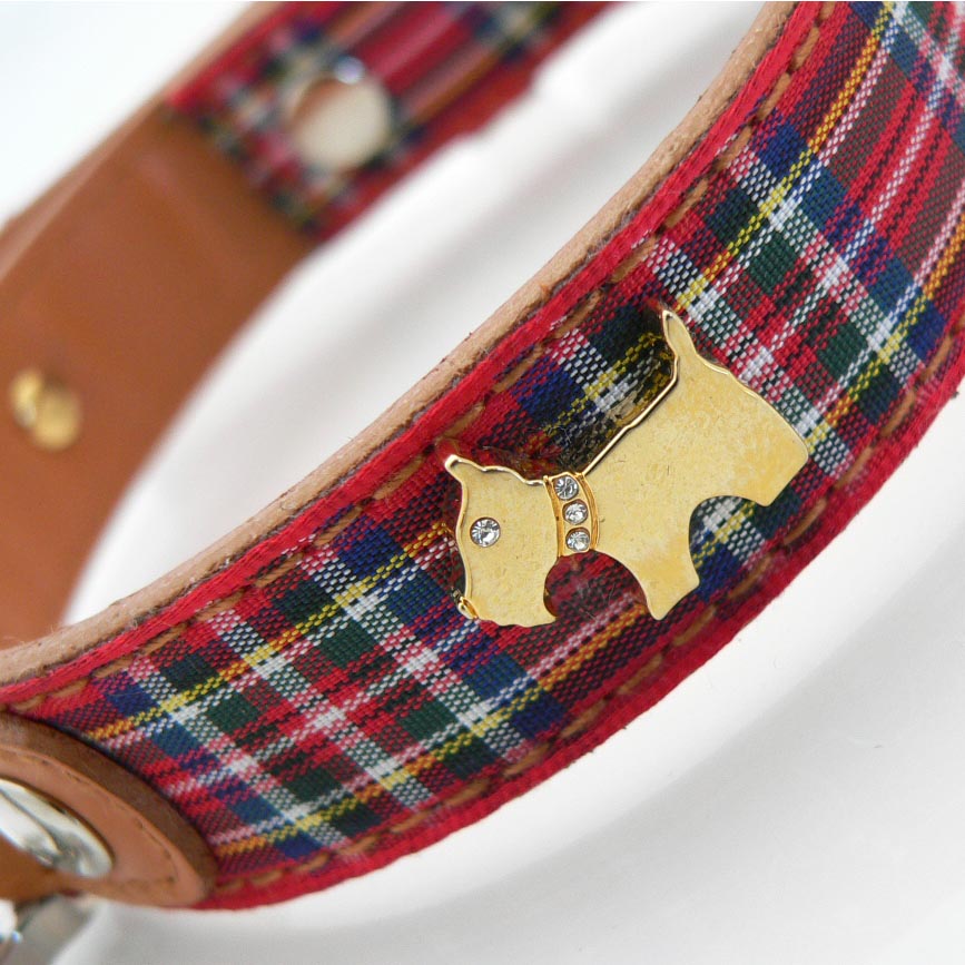 HAMISH MCBETH Highland Tartan Dog Collar