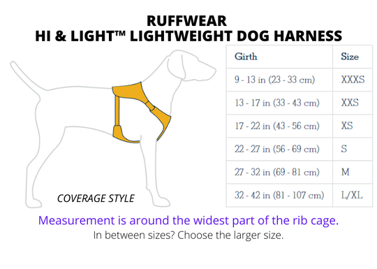RUFFWEAR Hi & Light™ Lightweight Dog Harness