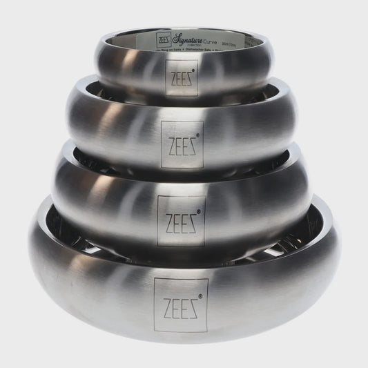 Zeez Signature Collection - Curved Pet Bowl