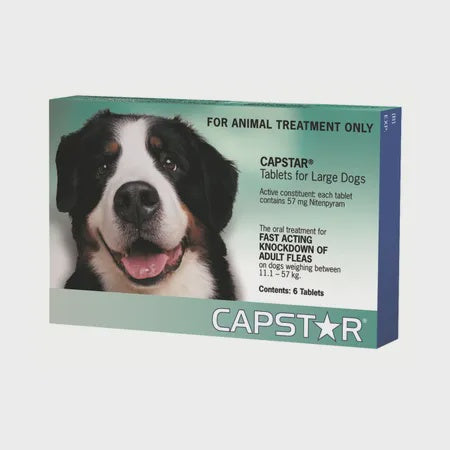 CAPSTAR Flea Treatment Tablets for Large Dogs 6pk