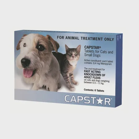 CAPSTAR Flea Treatment Tablets for Cats & Small Dogs 6pk
