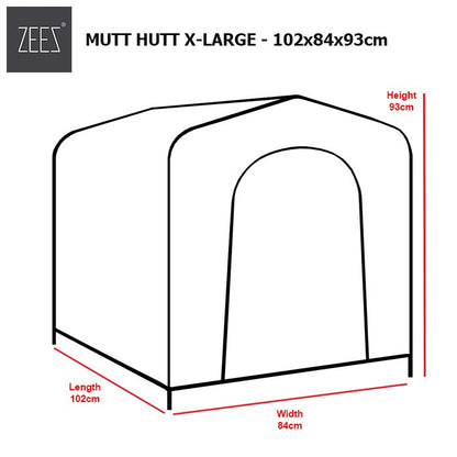 Zeez Mutt Hutt Dog House L