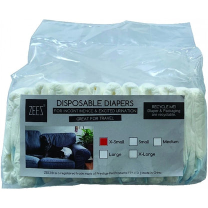 ZEEZ Disposable Dog Diapers