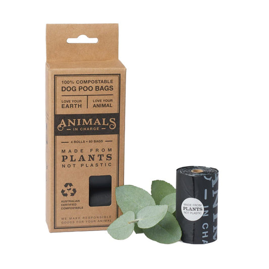Animals in Charge Compostable Poo Bags 4pk