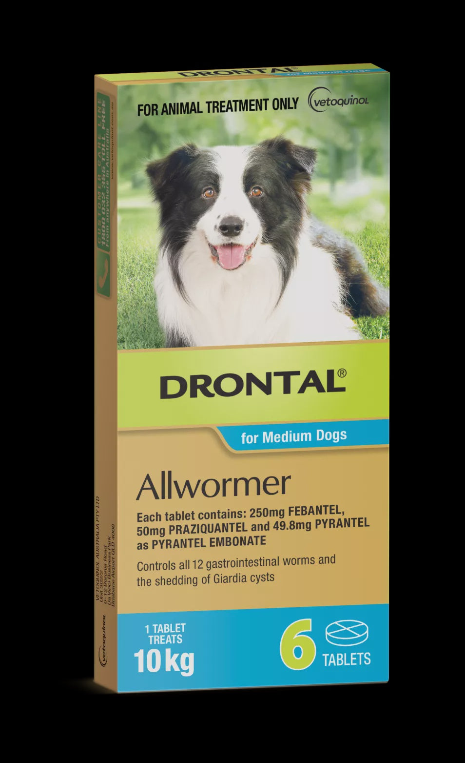 DRONTAL Allwormer Tablets for Medium Dogs / 6pk
