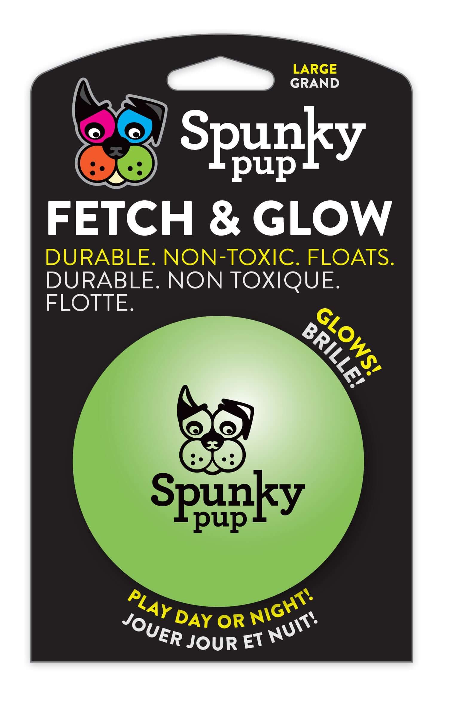 Spunky Pup Fetch and Glow Ball