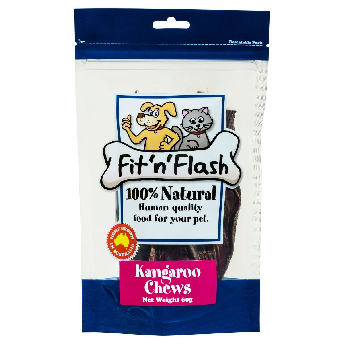 Fit'n' Flash Kangaroo Chews 60g