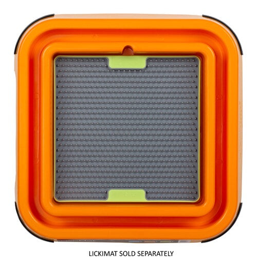 The Outdoor Keeper Ant-Proof Lickimat Pad Holder - Orange