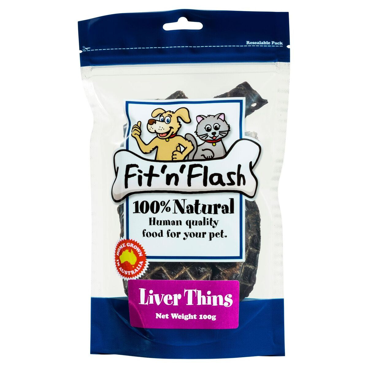 Fit'n'Flash Liver Thins 100g