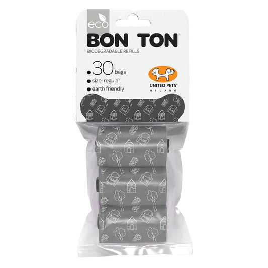 United Pets Biodegradable Bon Ton Bags Grey