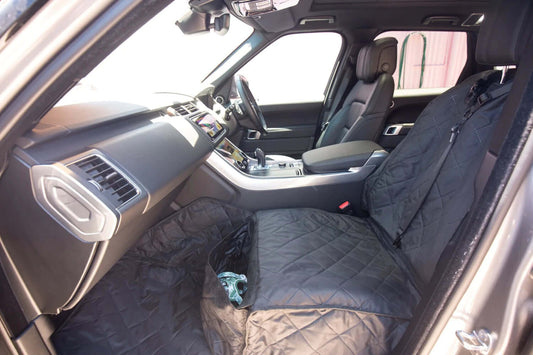 Premium Front Passenger Car Seat Cover Black