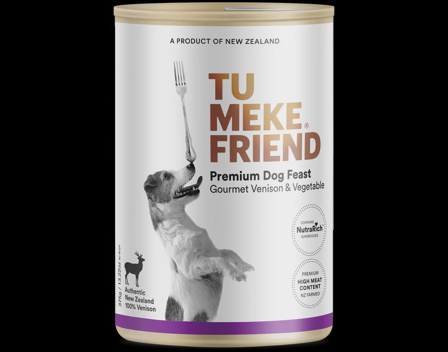 TU MEKE FRIEND Canned Premium Dog Feast / Gourmet Venison & Vegetables