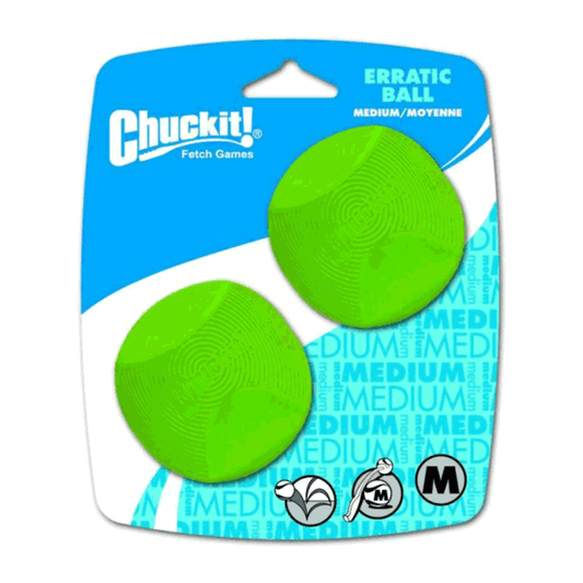 Chuckit! ERRATIC BALL Medium 6cm - 2pk