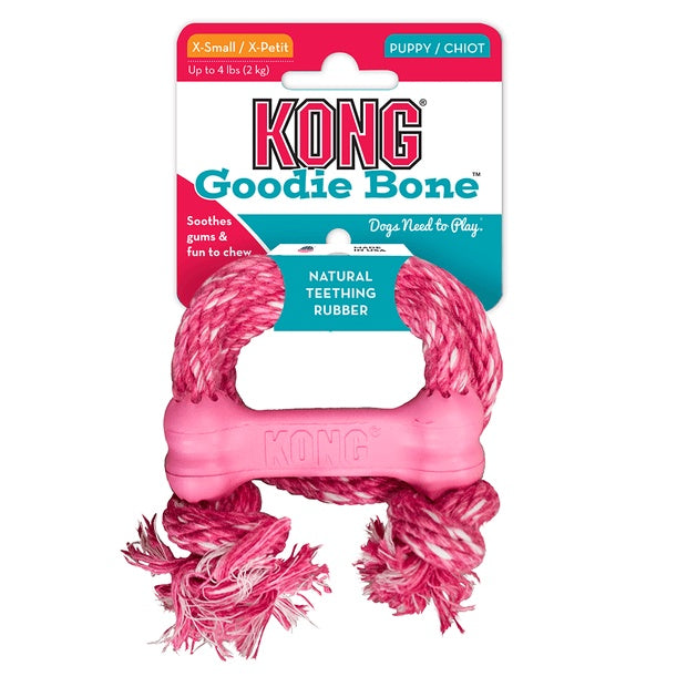 KONG Puppy Goodie Bone with Rope