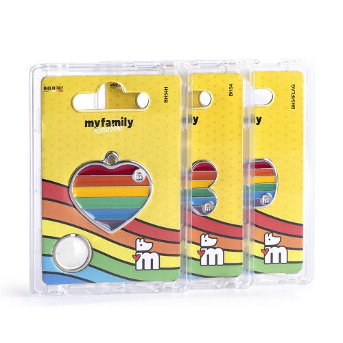 MyFamily Dog ID Tag / Rainbow Collection